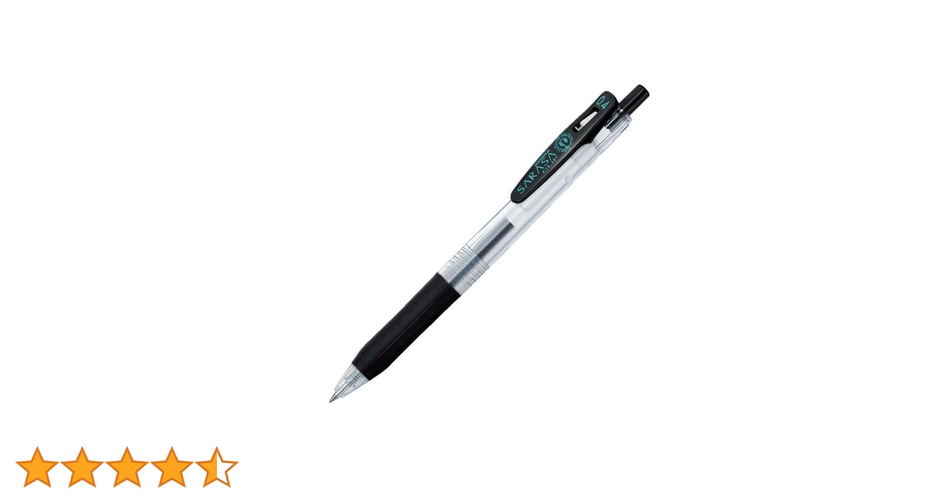 SpaceBall Magカゴありストンプラス　黒白 ゼブラ サラサクリップ 0.5mm 黒 JJ15-BK - アスクル